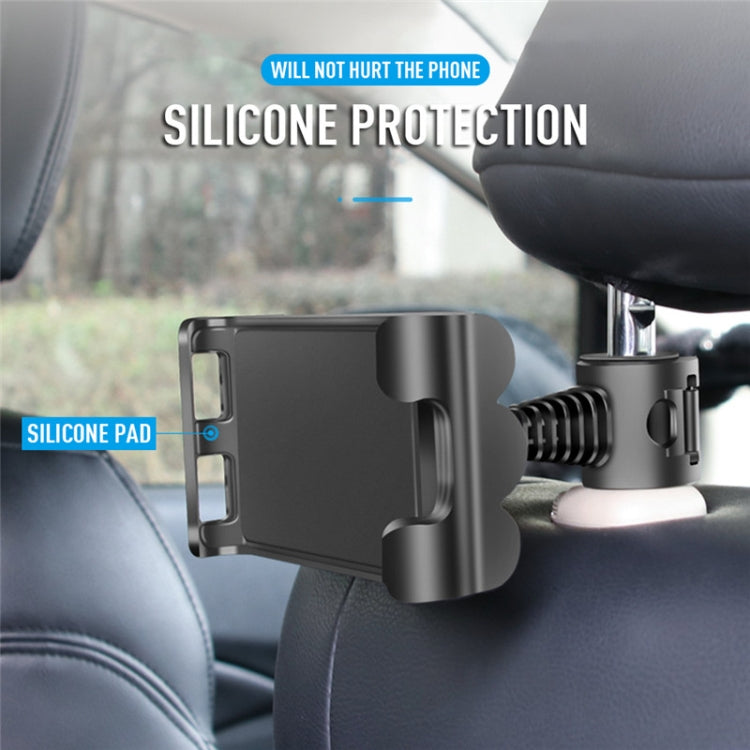 Universal Adjustable Car Tablet Stand Holder Car Seat Back Bracket For 4-11 Inch Tablet(Red)