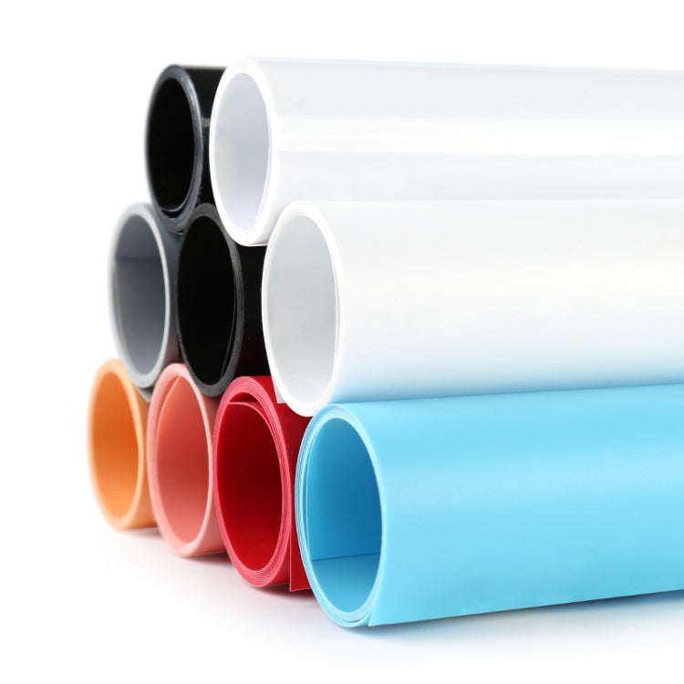 70x140cm Shooting Background Board PVC Matte Board Photography Background Cloth Solid Color Shooting Props(Red)