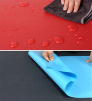 70x140cm Shooting Background Board PVC Matte Board Photography Background Cloth Solid Color Shooting Props(Gray)