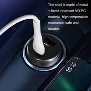 QIAKEY GX739 Dual USB Fast Charge Car Charger(Black)