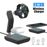 For Xiaomi Smart Watch Earphone Phone Wireless Charger