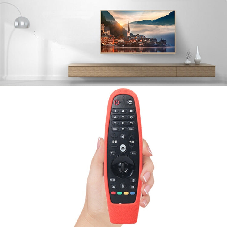 Suitable for LG Smart TV Remote Control Protective Case AN-MR600 AN-MR650a Dynamic Remote Control Silicone Case(Turquoise Blue)