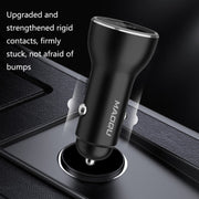 QIAKEY QK739 Dual Ports Fast Charge Car Charger(Black)