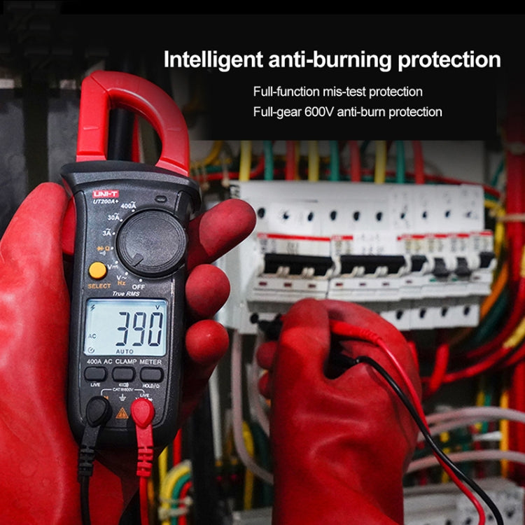 UNI-T  UT200A+ 400A Digital Clamp Multimeter AC/DC Voltage Detector Frequency Resistance Tester