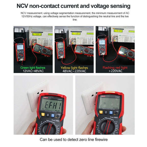 UNI-T UT89X Digital High-Precision Multimeter Digital Display Multi-Meter