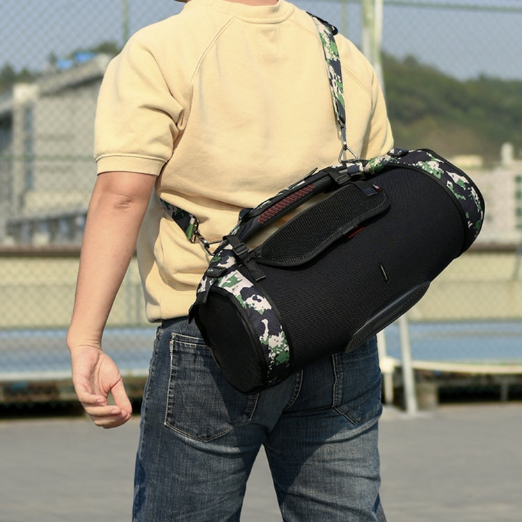 For JBL Boombox Bluetooth Speaker Single-Shoulder Strap Storage Bag Without Phone Bag(Camouflage)