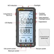 ANENG 681 LCD Digital Display Screen Smart Automatic Range Rechargeable Multimeter(Red)