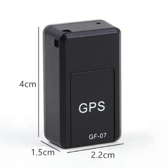 GF07 Locator Mini GPS Tracking Strong Magnetic Positioning Adsorption Anti Lost Device Voice Control Recordable(Black)
