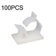 100 PCS  Y-1316 Adjustable Self-Adhesive Wire Fixing Cable Organizer(White) - Cable Organizer by null | Online Shopping South Africa | PMC TechLife | Buy Now Pay Later Mobicred