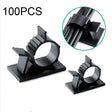 100 PCS Y-1720 Adjustable Self-Adhesive Wire Fixing Cable Organizer (Black) - Cable Organizer by null | Online Shopping South Africa | PMC TechLife | Buy Now Pay Later Mobicred