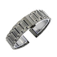 14mm Steel Bracelet Butterfly Buckle Five Beads Unisex Stainless Steel Solid Watch Strap, Color:Black - Watch Bands by PMC TechLife | Online Shopping South Africa | PMC TechLife