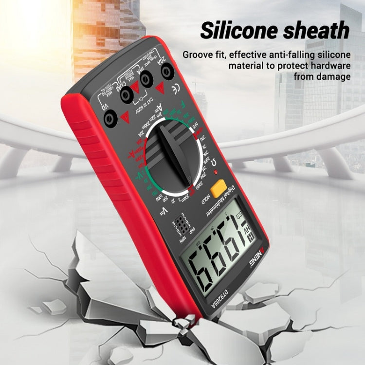 ANENG Automatic High-Precision Intelligent Digital Multimeter, Model:DT9205A HOLD Key(Orange)