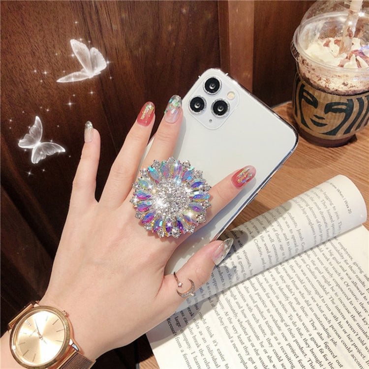 2 PCS Lazy Man Live Shooting Mobile Phone Rotating Ring Buckle Holder, Style:Five Pearl