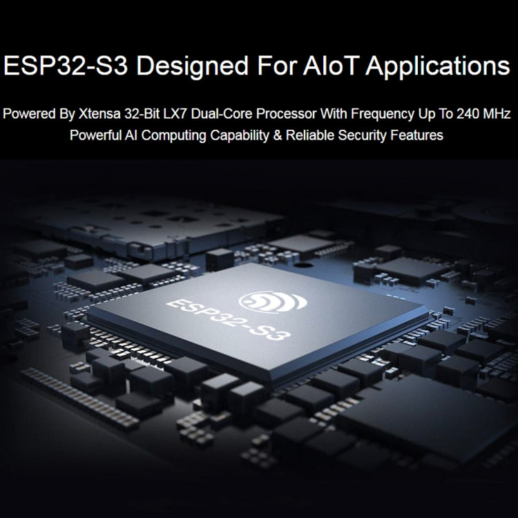 Waveshare ESP32-S3 Microcontroller 2.4GHz Wi-Fi Development Board ESP32-S3-WROOM-1-N8R8 Module Standard Ver. With Pinheader