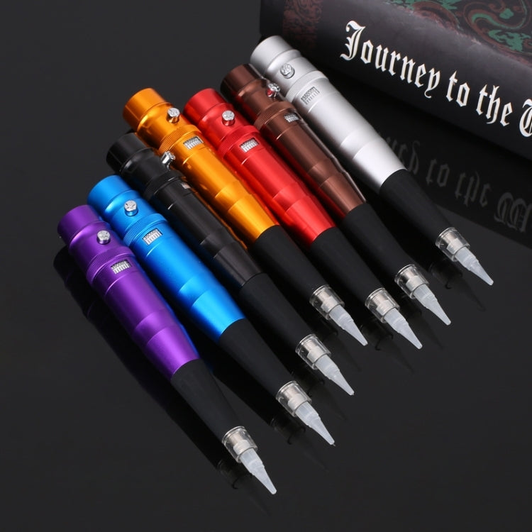 Semi-Permanent Tattoo Pen Apprentice Bleaching Lip Tattoo Eyebrow Instrument(Silver)