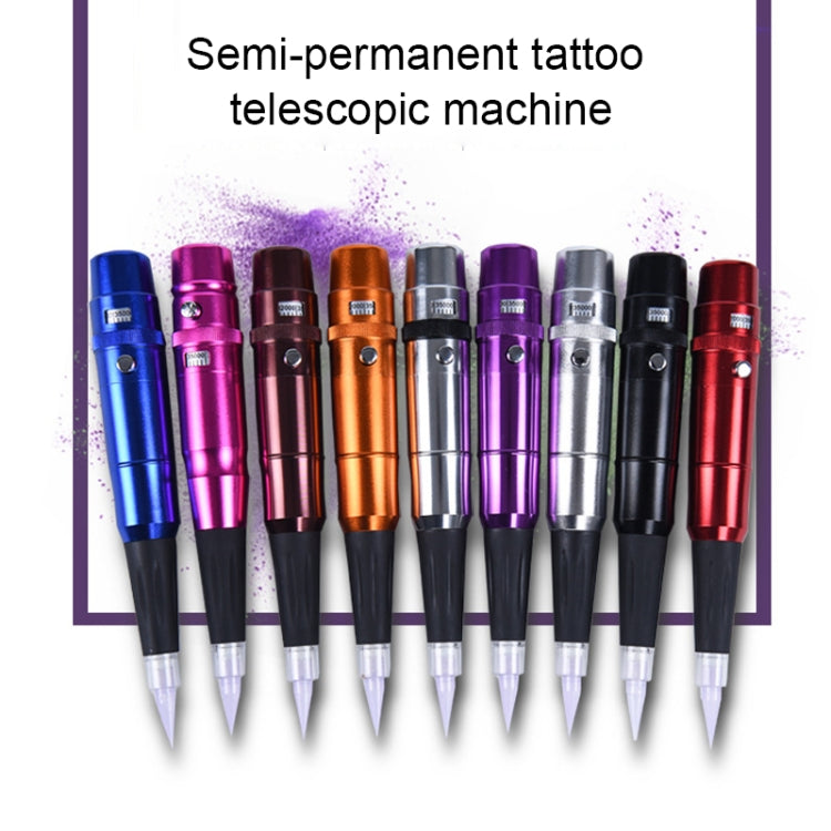 Semi-Permanent Tattoo Pen Apprentice Bleaching Lip Tattoo Eyebrow Instrument(Silver)
