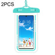 2 PCS Transparent Waterproof Cell Phone Case Swimming Cell Phone Bag Macaron Blue - Waterproof Bag by PMC TechLife | Online Shopping South Africa | PMC TechLife