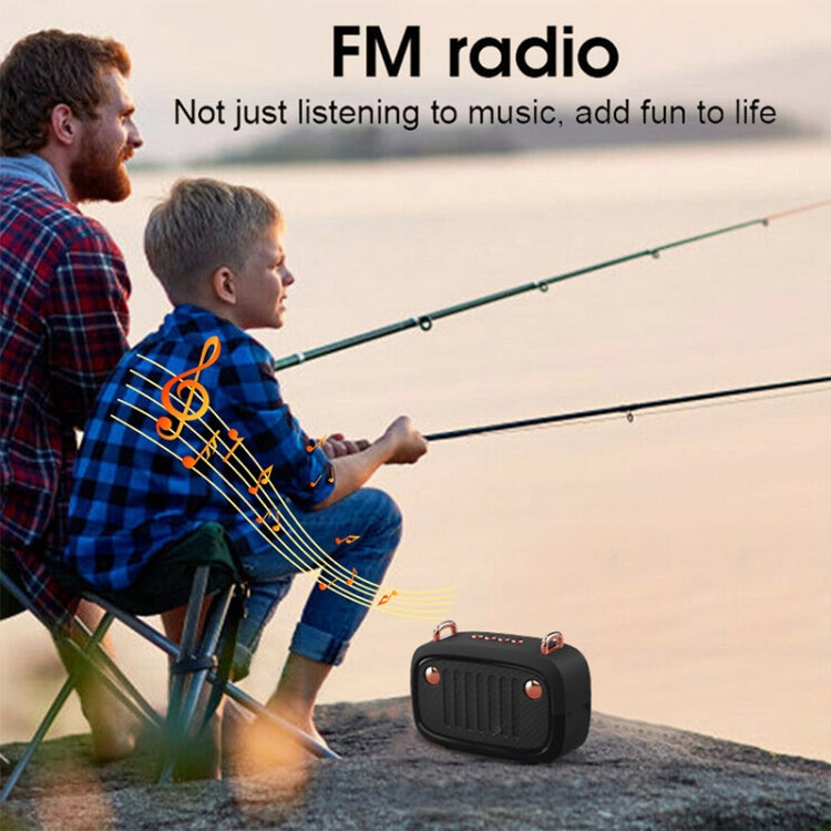BS32D Wireless Bluetooth Speaker Cartoon Subwoofer Outdoor Card Portable Mini Speaker(Silver Gray)
