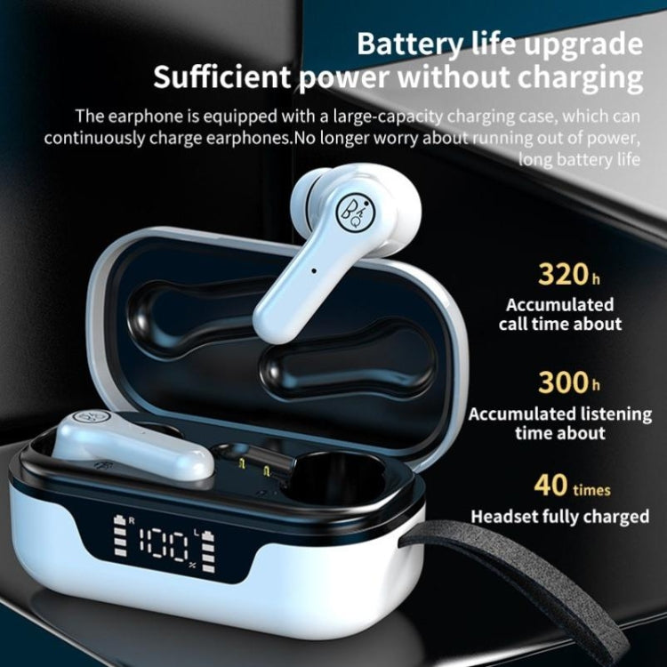 ANC PRO Touch 5.0TWS Master-slave Switch Wireless Bluetooth Headset Intelligent Noise Cancelling(Black)