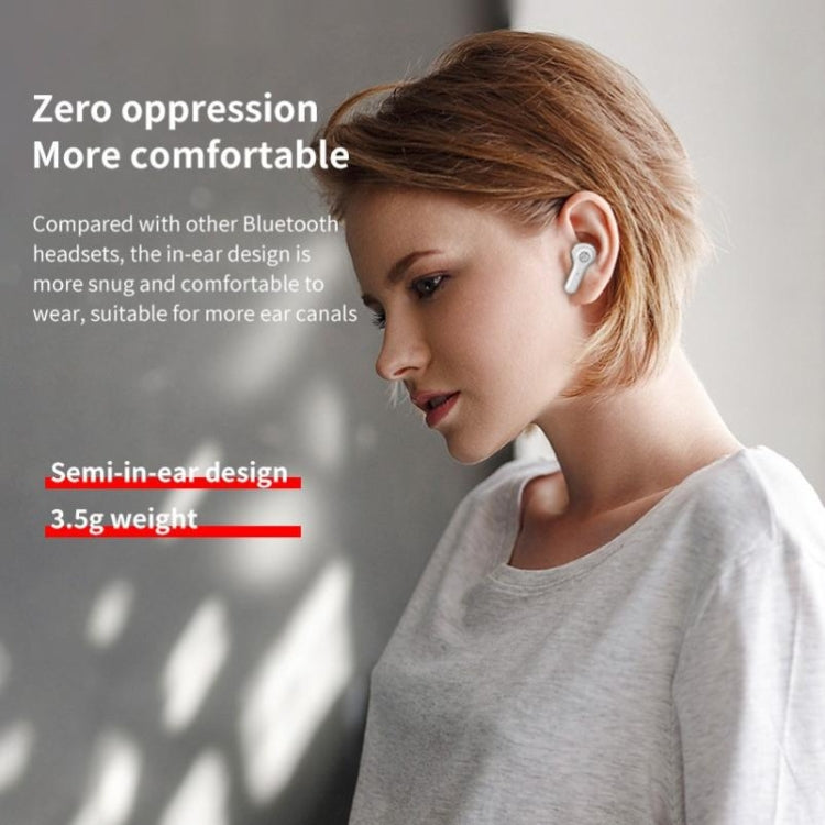 ANC PRO Touch 5.0TWS Master-slave Switch Wireless Bluetooth Headset Intelligent Noise Cancelling(White)
