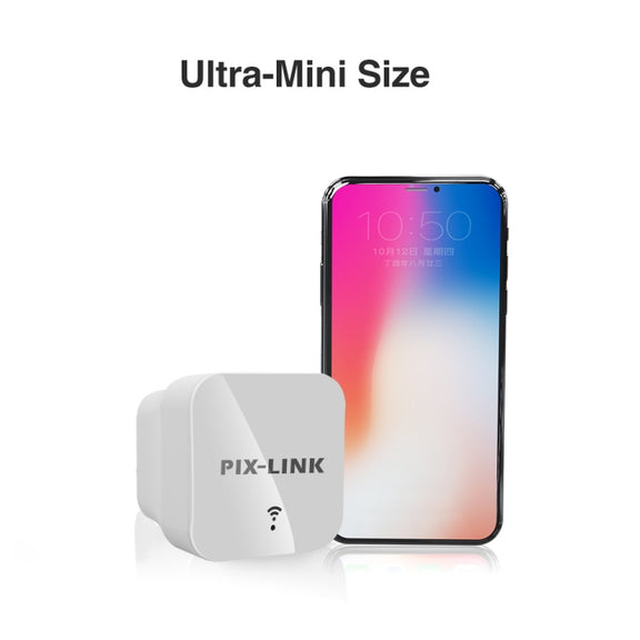 PIXLINK WR12 300Mbps WIFI Signal Amplification Enhanced Repeater, Plug Type:US Plug