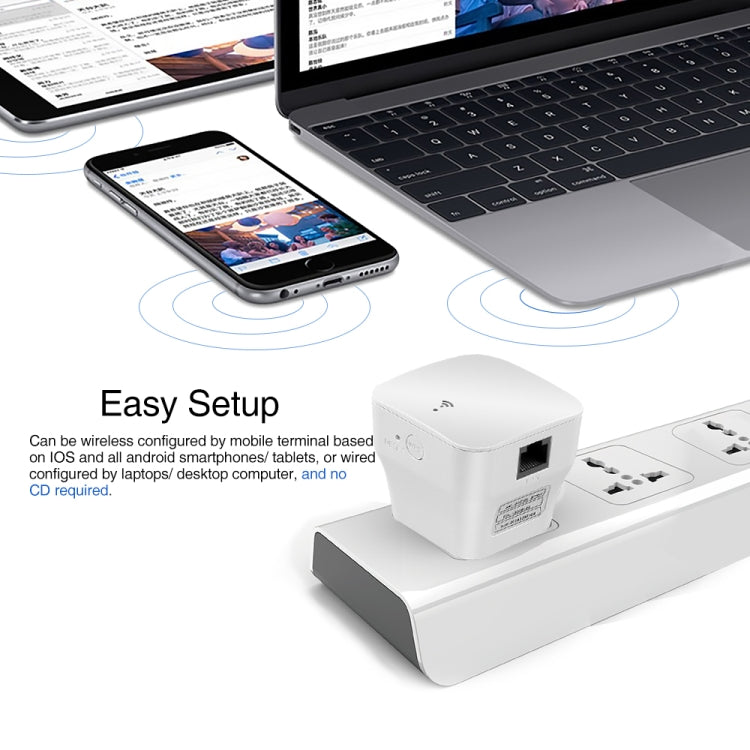 PIXLINK WR12 300Mbps WIFI Signal Amplification Enhanced Repeater, Plug Type:US Plug