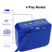 T&G TG166 Color Portable Wireless Bluetooth Small Speaker(Blue)