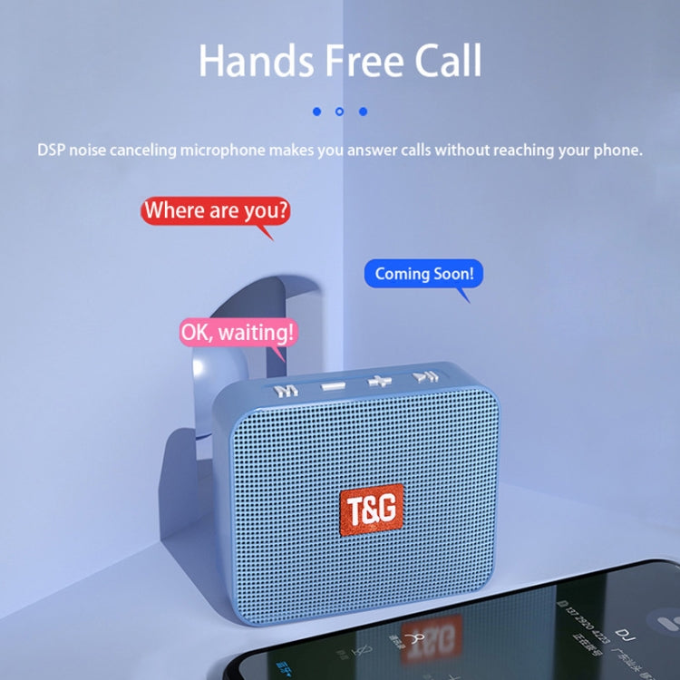 T&G TG166 Color Portable Wireless Bluetooth Small Speaker(Blue)