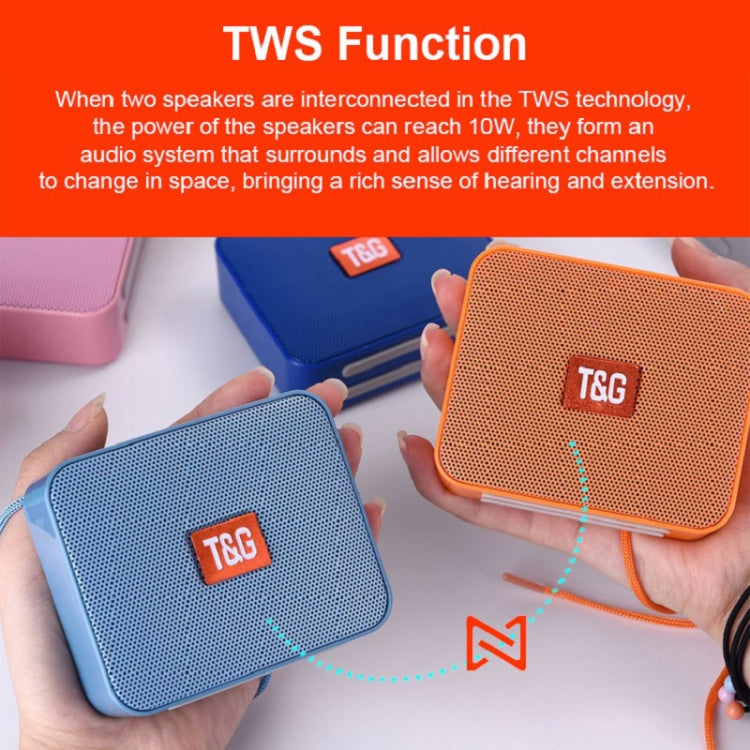 T&G TG166 Color Portable Wireless Bluetooth Small Speaker(Blue)