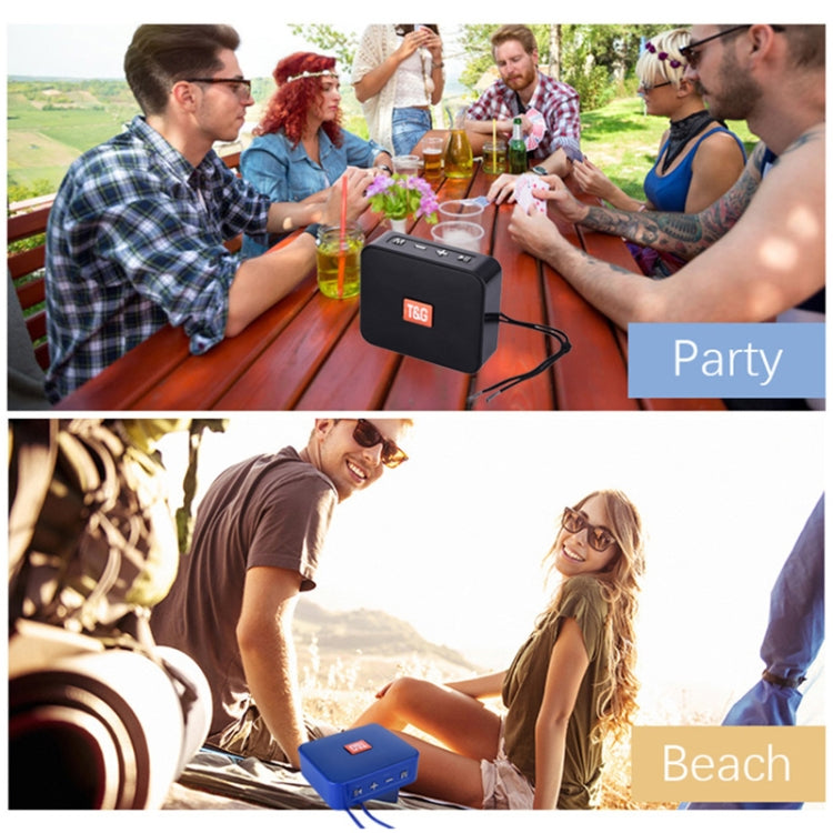 T&G TG166 Color Portable Wireless Bluetooth Small Speaker(Green)