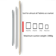 Wall-mounted iPad Magnetic Adsorption Universal Sticker Mobile Phone Wall Bracket(White B)