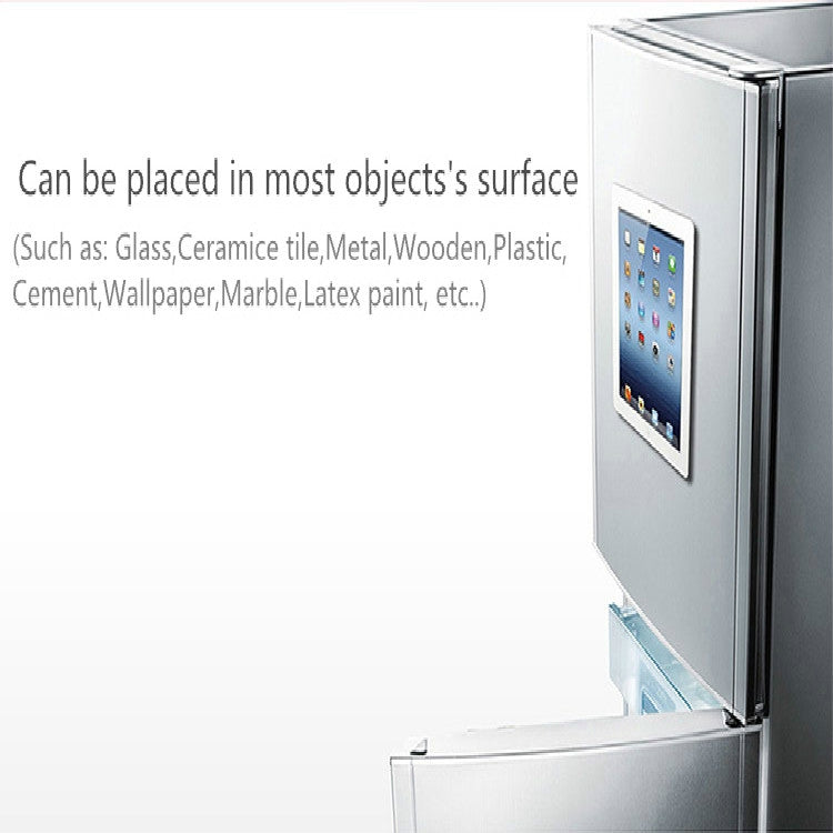 Wall-mounted iPad Magnetic Adsorption Universal Sticker Mobile Phone Wall Bracket(Black A)