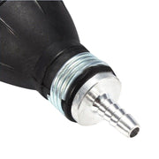 Universal Car Boat Motor Motorcycle Gasoline Pump Spherical Rubber Manual Fuel Pump, Size:12mm(Black)