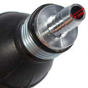 Universal Car Boat Motor Motorcycle Gasoline Pump Spherical Rubber Manual Fuel Pump, Size:12mm(Black)