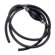 Universal Car Boat Motor Motorcycle Gasoline Pump Spherical Rubber Manual Fuel Pump, Size:12mm(Black)