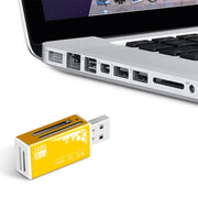 Multi in 1 Memory SD Card Reader for Memory Stick Pro Duo Micro SD,TF,M2,MMC,SDHC MS Card(Black)