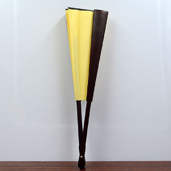 10 inch Pure Color Blank Silk Cloth Folding Fan Chinese Style Calligraphy Painting Fan(Black)