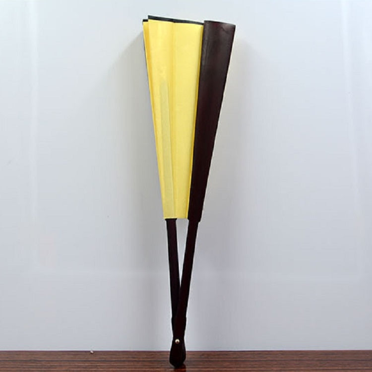 10 inch Pure Color Blank Silk Cloth Folding Fan Chinese Style Calligraphy Painting Fan(Black)