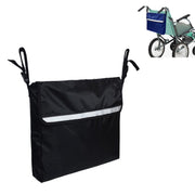 Storage Bag for Wheelchairs Disabled Car Storage Hanging Bag(Black)
