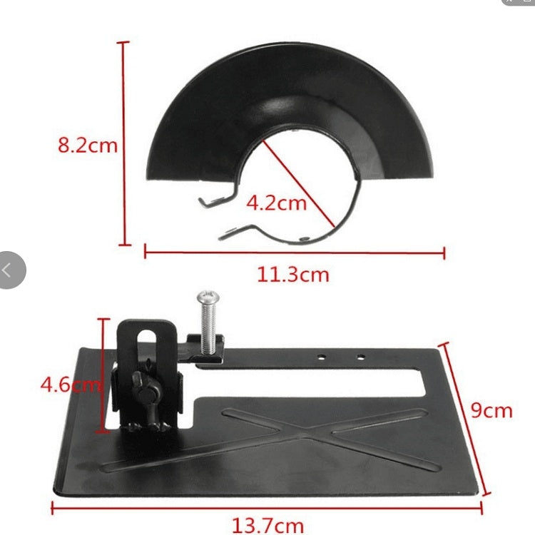 Angle Grinder Special Cutting Bracket Protective Cover Angle Grinder Cutting Machine Accessories, Model:Angle grinder guard