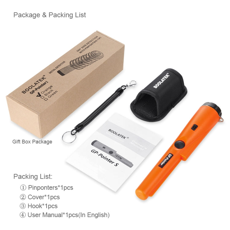 GP-Pointer S Metal Detector Gold Detector Pointer Pinpointing(Orange) Random Package Delivery