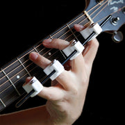 Four-finger Finger Expander Guitar Ukulele Piano Span Practice Finger  Cover, Specification:Standard Bold Edition(White)