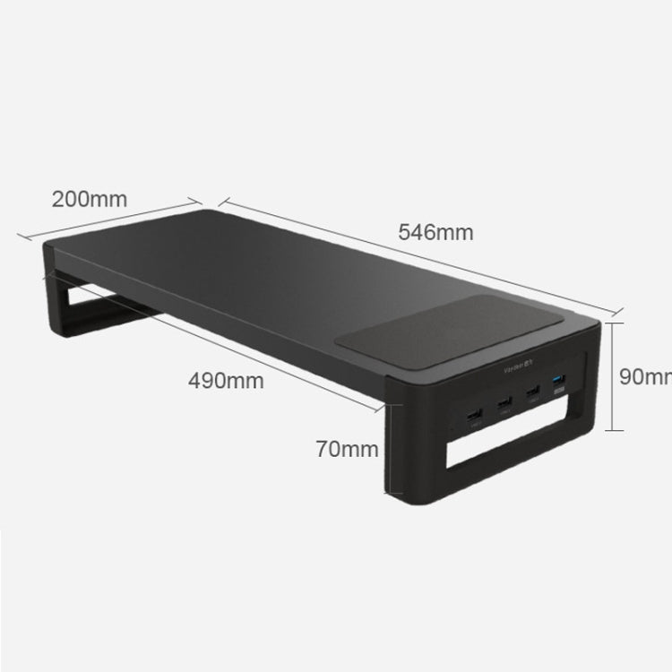 Vaydeer Computer Monitor Increased Desktop Screen Desktop Storage Base, Specification: Simple Configuration