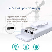 2 PCSCOMFAST E314n 300mbps Covers 5 Kilometers Wifi Base Station Wireless Bridge, Plug Type:US Plug