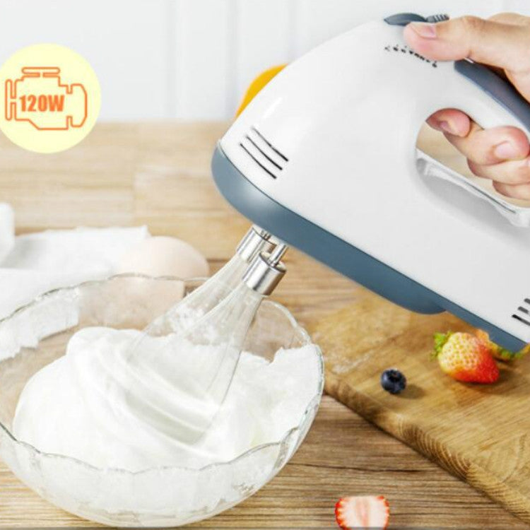 Whisk Electric Household Mini Whisk Baking Small Whipped Cream Machine, Specification:EU Plug+4 Stirring Rods