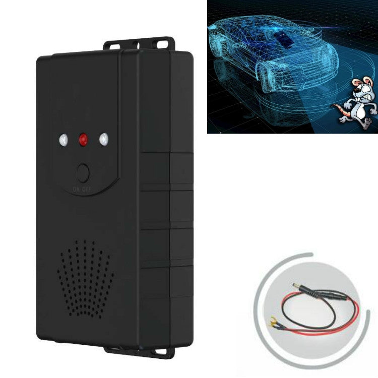 Ultrasonic Car Repeller Car Engine Compartment Electronic Repeller Micro-Light Wave Insect Repellent, Specification: Universal (Black)