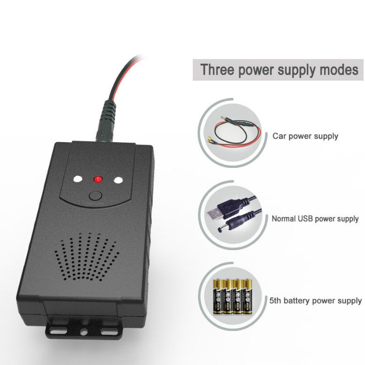 Ultrasonic Car Repeller Car Engine Compartment Electronic Repeller Micro-Light Wave Insect Repellent, Specification: Universal (Black)