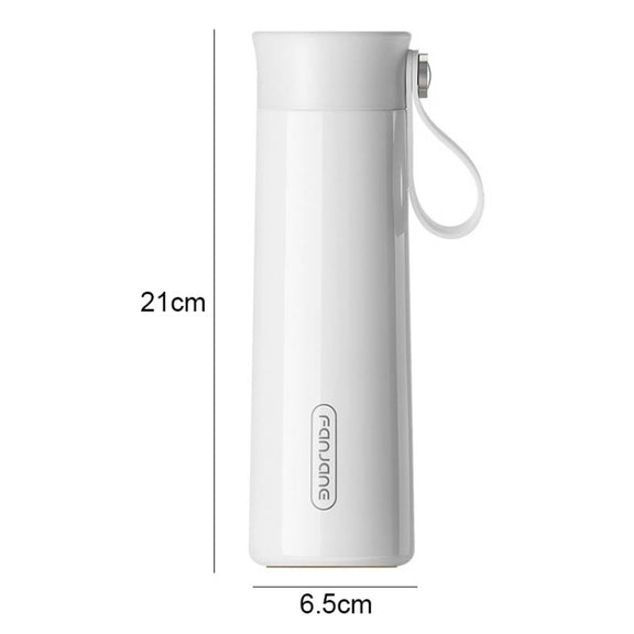 FANJANE Reminder Drinking Smart Thermos Cup(White)