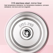 FANJANE Reminder Drinking Smart Thermos Cup(Yellow)
