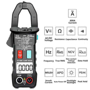 BSIDE  Bluetooth 5.0 6000 Words High Precision Smart AC Clamp Meter, Specification: ZT-5BQ